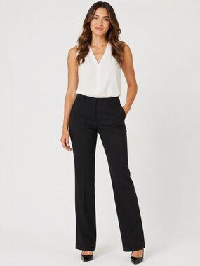 Express Columnist Black Dress Pants Size 4R Wide Leg Work Pants